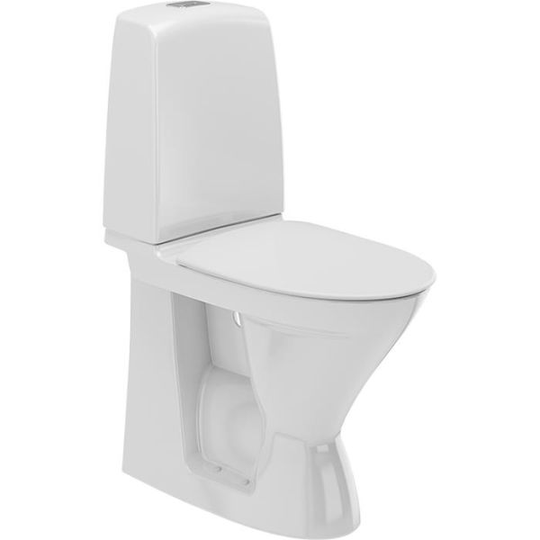 Ifö Spira 626108897 WC-istuin korkea, pehmeä istuinkansi, yksitoiminen huuhtelu