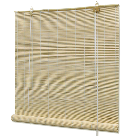 vidaXL Rullaverho bambu 80x220 cm luonnollinen