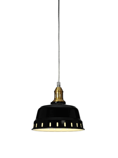 Pot fönsterlampa (musta)