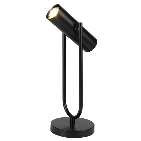 Telescope table light (musta)