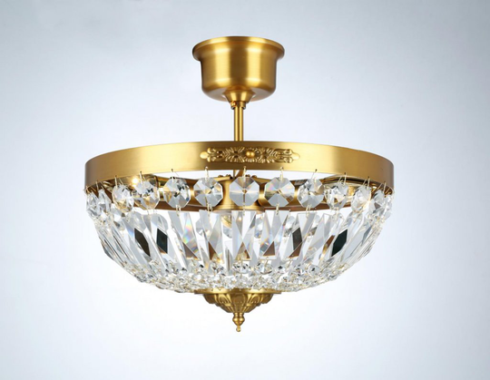 Rhea liten kristall (Brass / Kulta)
