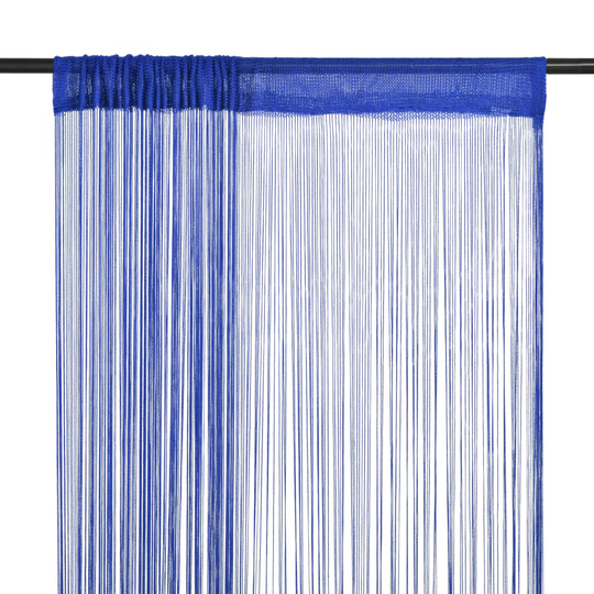 vidaXL String-verhot 2 kpl 140x250 cm Sininen
