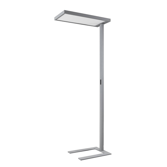 Toimiston LED-lattiavalo Somidia tunnistin hopea
