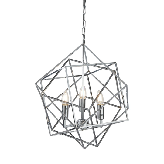 Geometric cube (Kromattu / kiillotettu)