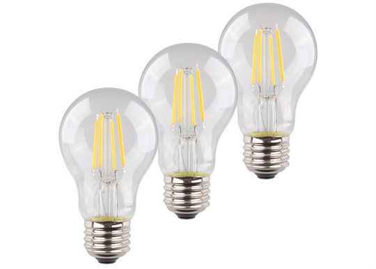 LED lamppu RETRO E27 4 W 3 kpl