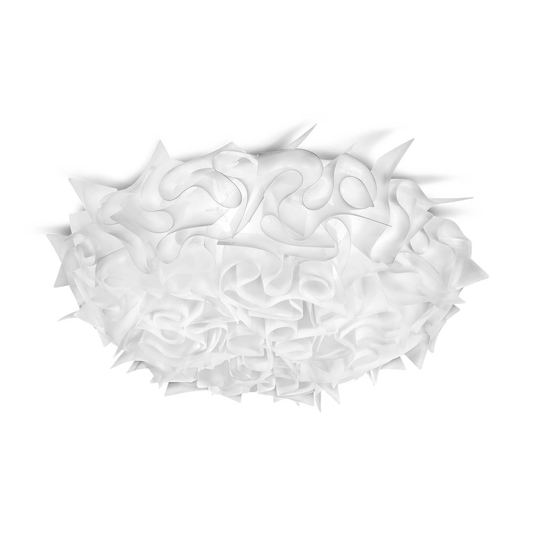 Slamp Veli -design-seinävalo, Ø 32 cm, valkoinen