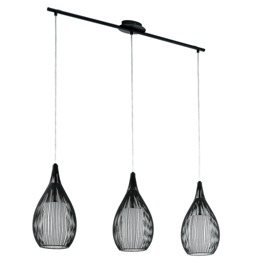 Razoni 3 ceiling light (musta)