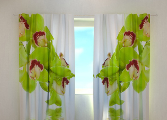 Pimentävä verho LIME COLOURED ORCHID 240x220 cm