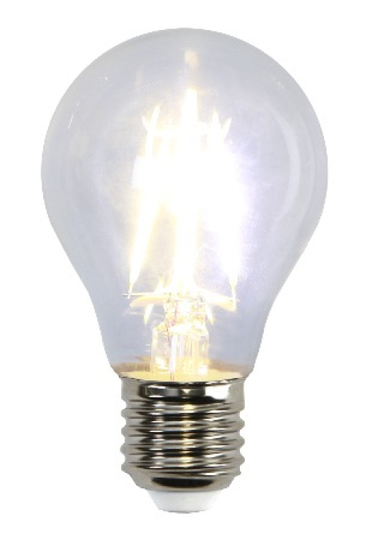 E27 Normallampa klar LED 4W (Läpinäkyvä)