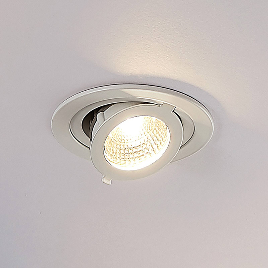 ELC Kronos LED-alasvalo, säädettävä Ø 9,8 cm
