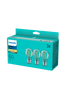 LED E27 normaali kirkas 60 W, 3/pakk.