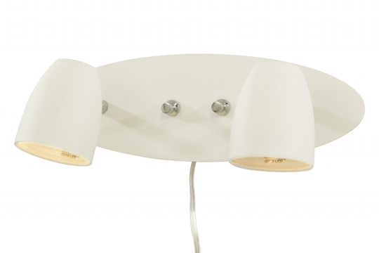 Sandnes double reading lamp (valkoinen)