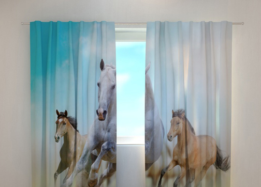 Pimennysverho HORSES 240x220 cm