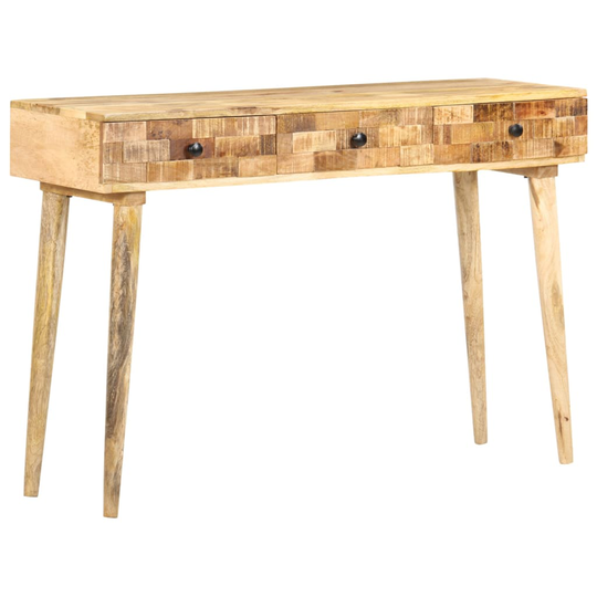 vidaXL Konsolipöytä 115x35x76 cm täysi mangopuu