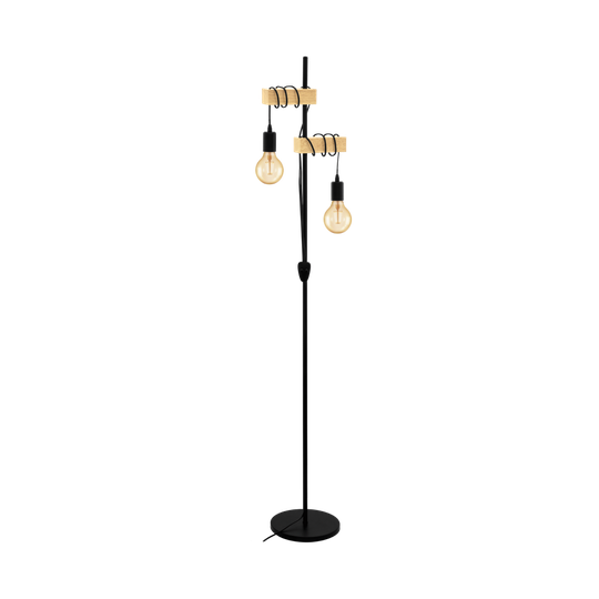 Townshend floor lamp (musta)