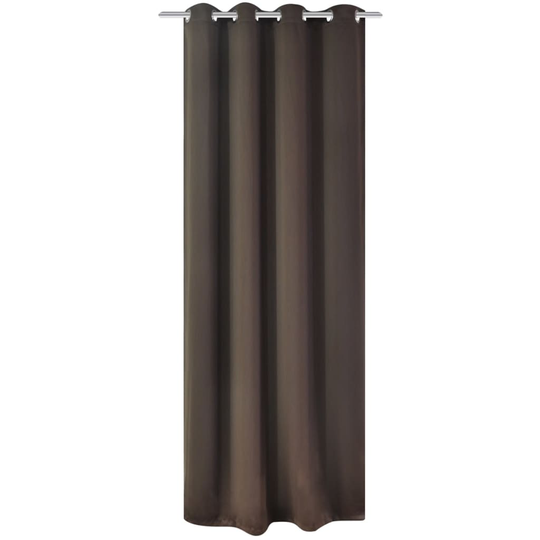 vidaXL Pimennysverho purjerenkailla 270x245 cm Ruskea