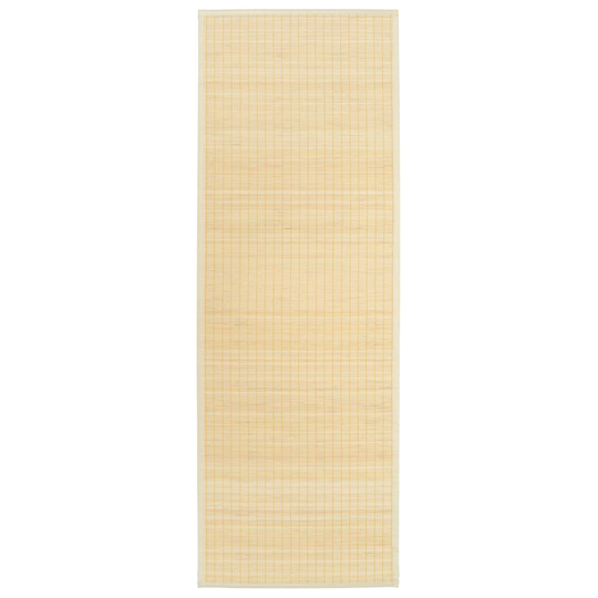 vidaXL Joogamatto bambu 60x180 cm luonnollinen