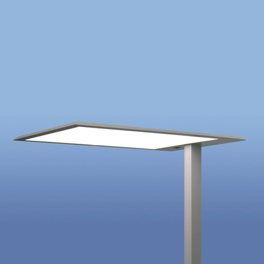 LED-lattiavalo LEAS, 203 cm, titaani, tunnistin