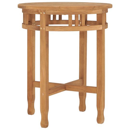 vidaXL Bistropöytä Ø60x60 cm täysi tiikki