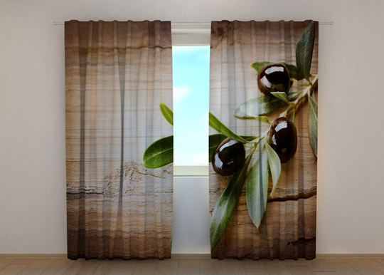 Pimennysverho BLACK OLIVES 240x220 cm