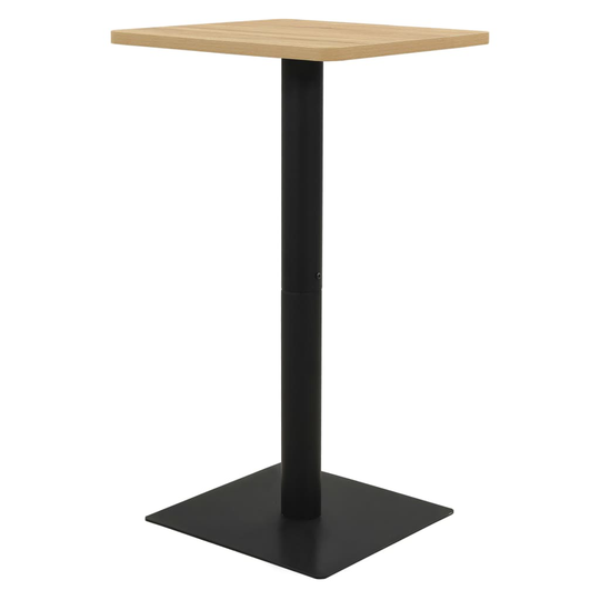 vidaXL Bistropöytä tammen värinen 50x50x107 cm