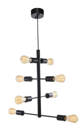 Verona ceiling light (musta)