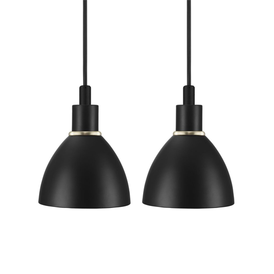 Ray double pendant (musta)