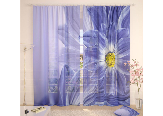 Tylliverho Blue Flowers 400x260 cm