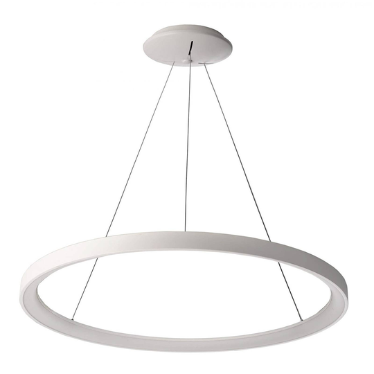 LED-riippuvalo Merope Ø 78 cm, himmennys valkoinen