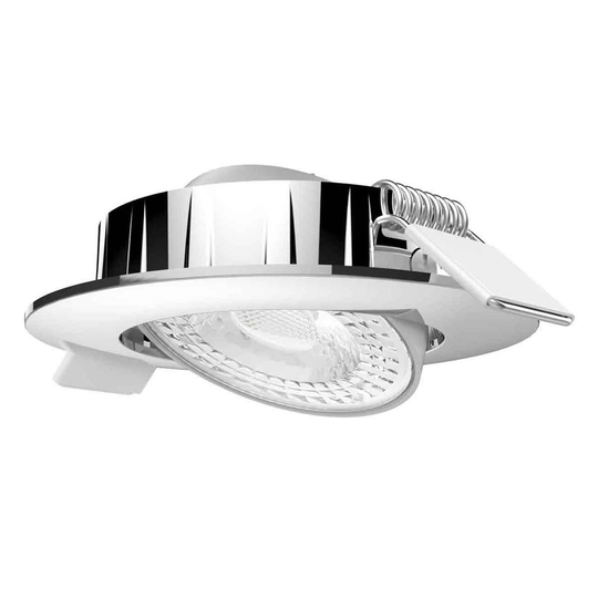 LED-uppovalaisin Slimo, käännettävä, kromi