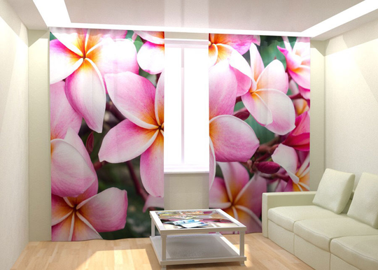 Kuvaverhot TROPICAL FLOWERS 300x260 cm