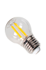 LED-filamenttikoristelamppu, himmennettävä, E27, kirkas lasi Kirkas