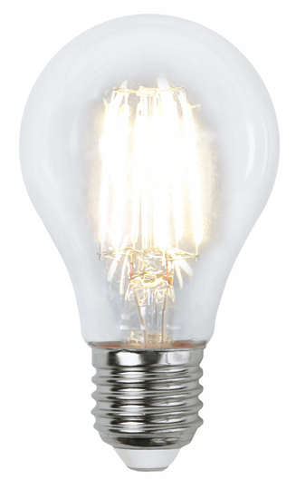 E27 Normallampa klar LED 6,5W (Läpinäkyvä)