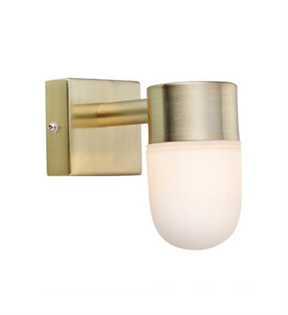 Menton singel bathroom lamp (Brass / Kulta)