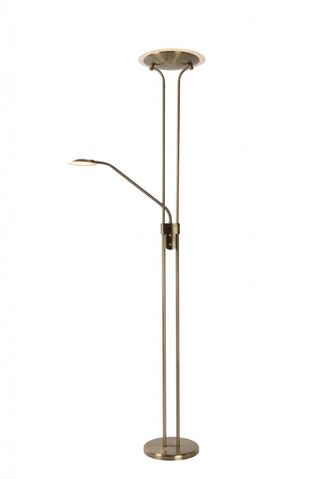 Champion floor lamp LED (antiikki messinki)