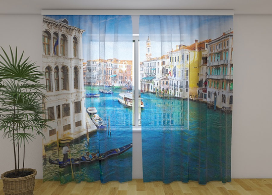 Sifonki-kuvaverho VENICE 1, 240x220 cm
