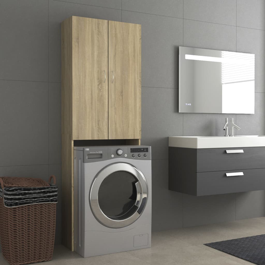 vidaXL Pesukonekaappi Sonoma-tammi 64x25,5x190 cm