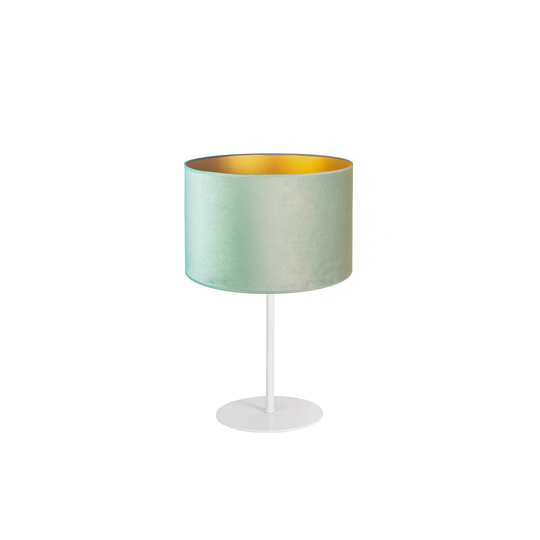 Pöytävalo Golden Roller korkeus 30cm minttu/kulta