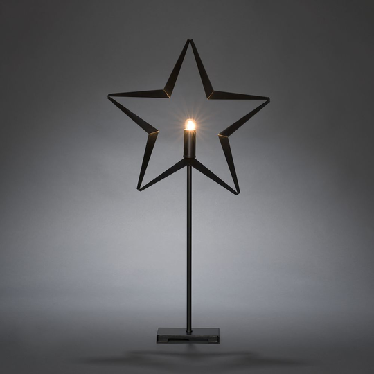 Metal star standing (musta)