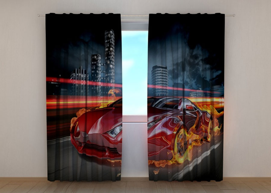 Pimennysverho FIERY SUPERCAR