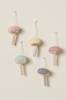 FUNGI ripustettava koriste, 5/pakk.