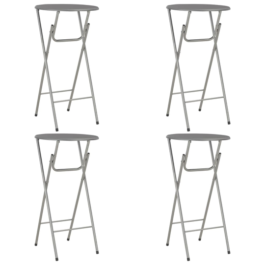vidaXL Baaripöydät 4 kpl antrasiitti 60x112 cm MDF