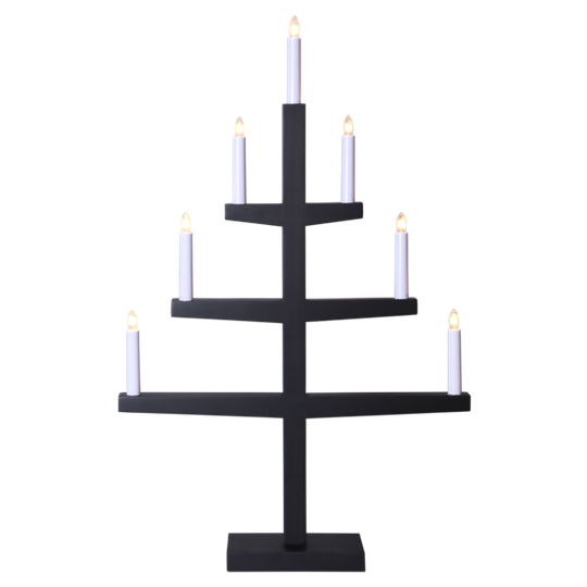 Tripp 7L tree candle stick (musta)