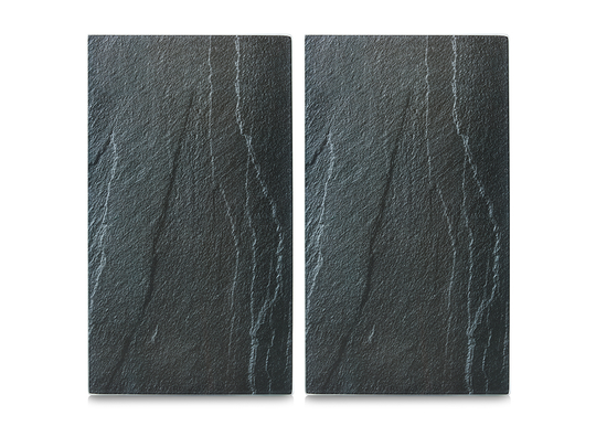Räiskesuoja/liesisuoja Slate 52x30 cm 2 kpl