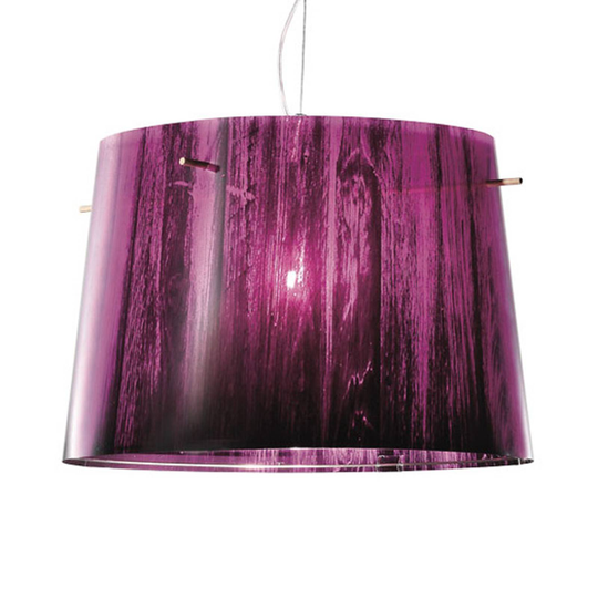 Slamp Woody -riippuvalo, liukuvärjätty purppura