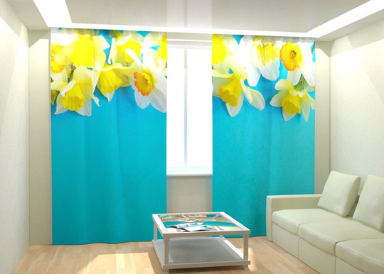 Kuvaverhot TOP OF THE DAFFODILS 300x260 cm