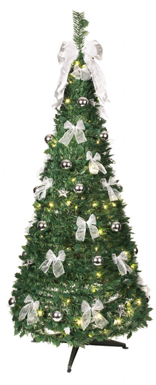 Pop-up-tree green/silver (hopea)