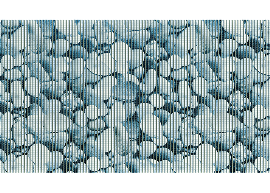 Kylpyhuoneen matto 65x180cm Kivet