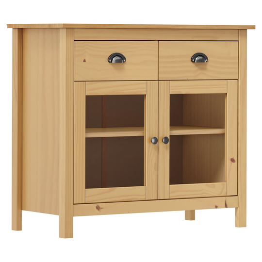 vidaXL Lipasto Hill Range hunajanruskea 90x40x80 cm täysi mänty
