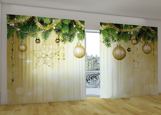 Pimentävä verho GOLDEN SHINE 360x230 cm